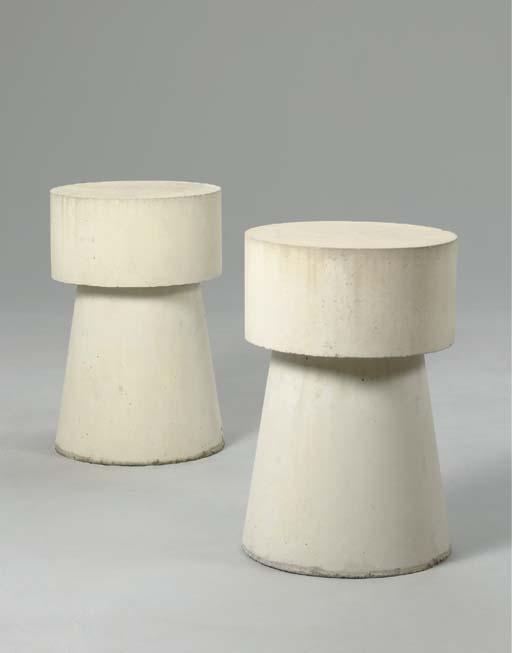 Scott Burton - Two Concrete End Tables