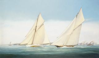 Scott Cameron - Skipper\'s choice; The Yachts Volunteer and Thistle during the 1887 America\'s Cup