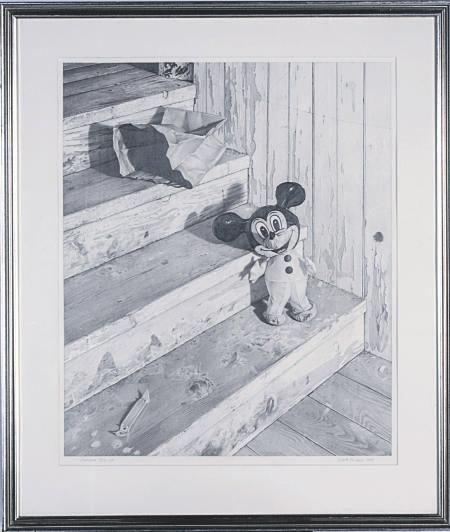 Scott Prior - Staircase Still-Life (with Mickey Mouse)