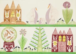 Scottie Wilson - Castles, birds and fish