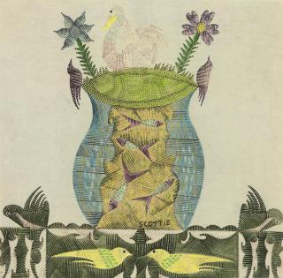 Scottie Wilson - Swan and Fish