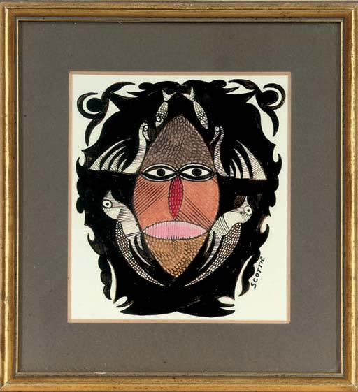 Scottie Wilson - Untitled