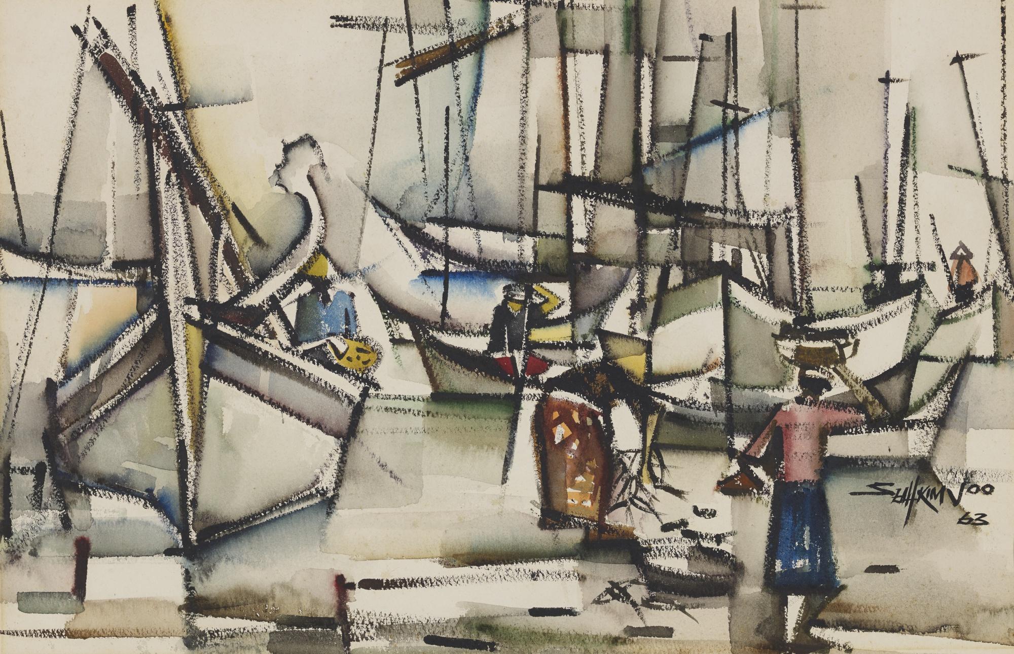 Seah Kim Joo - Boats