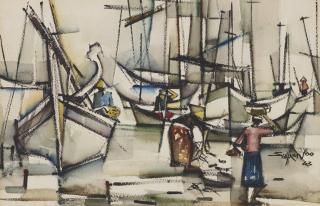 Seah Kim Joo - Boats