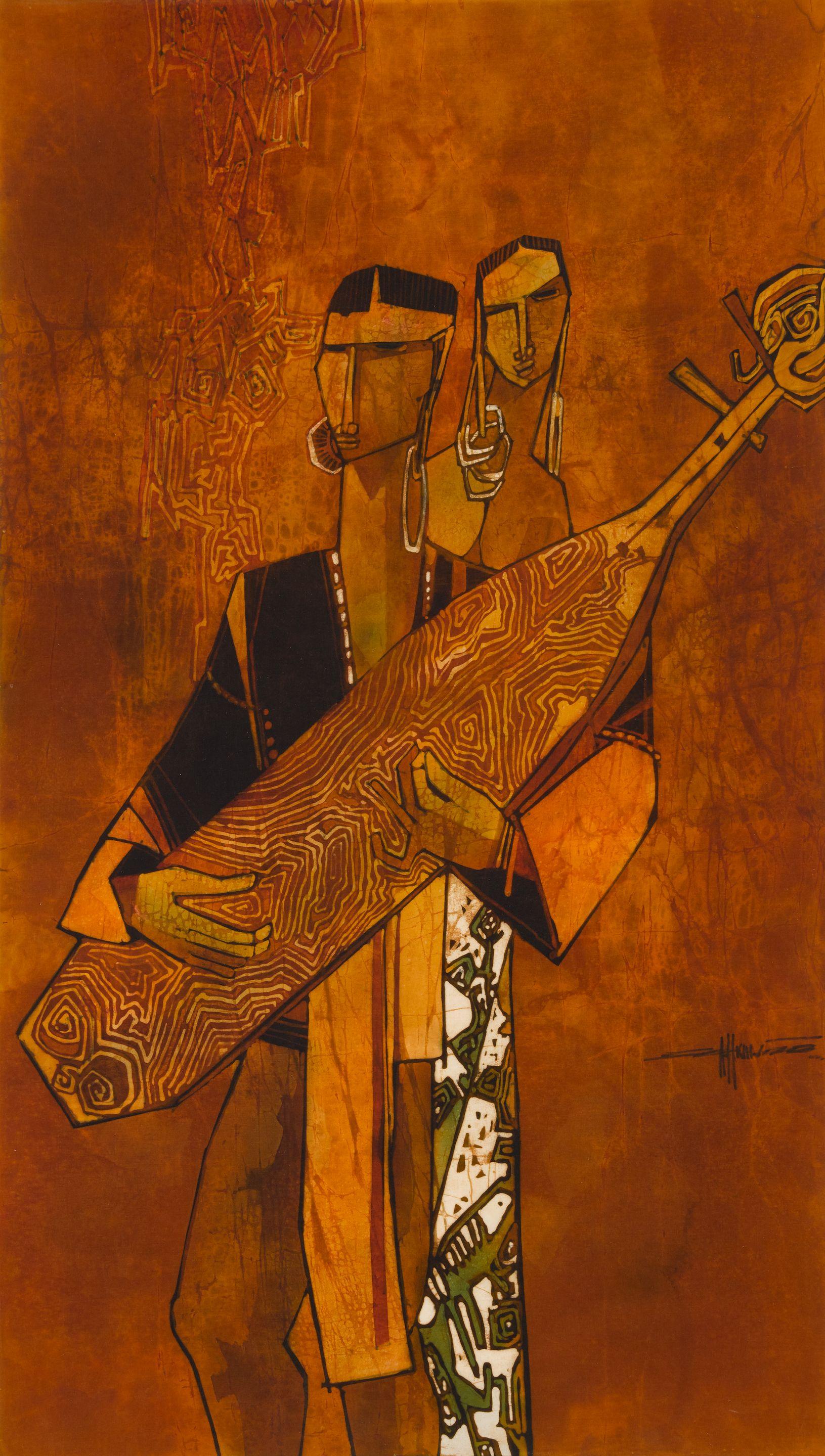 Seah Kim Joo - Dayak Musicians