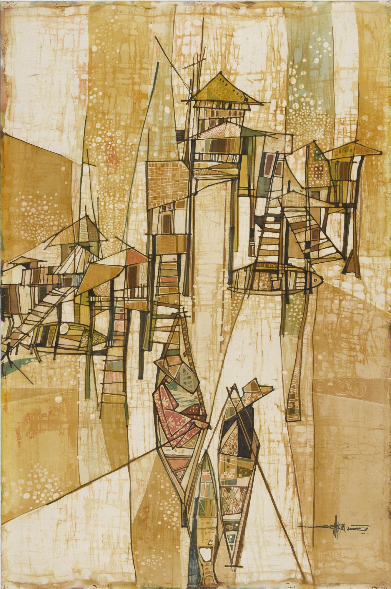 Seah Kim Joo - Fishing Village