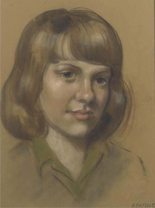 Sean Keating, P.R.H.A., H.R.S.A. - Study of a girl