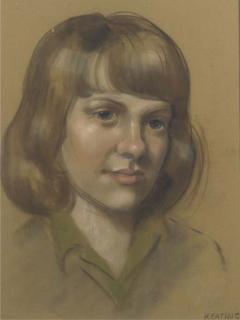 Sean Keating, P.R.H.A., H.R.S.A. - Study of a girl