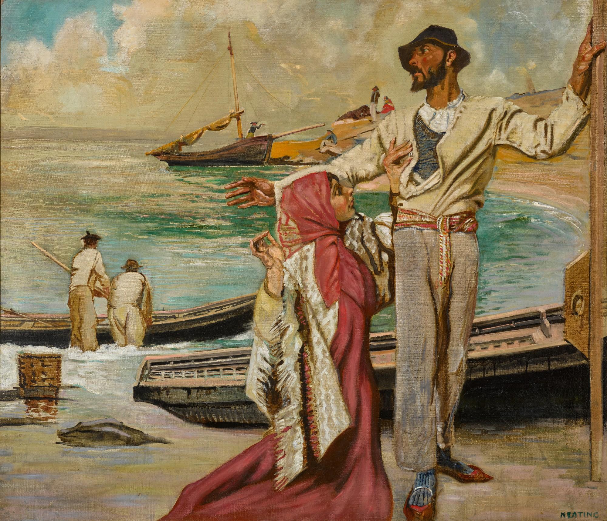 Sean Keating, P.R.H.A. - The Newly Married Man