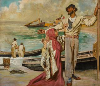 Sean Keating, P.R.H.A. - The Newly Married Man