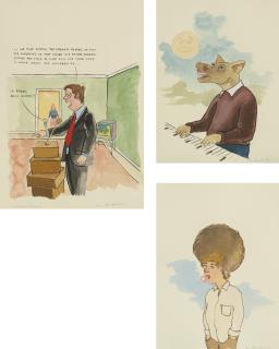 Sean Landers - Living Room Orator Ii; Piano Dog-Horse; Bubble Preppy [Three Works]