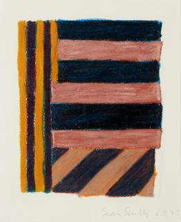 Sean Scully R.A. - Untitled 13 x 9 in. (33.0 x 23.0 cm) framed 19 x 16 1/2 x 1 1/2 in.