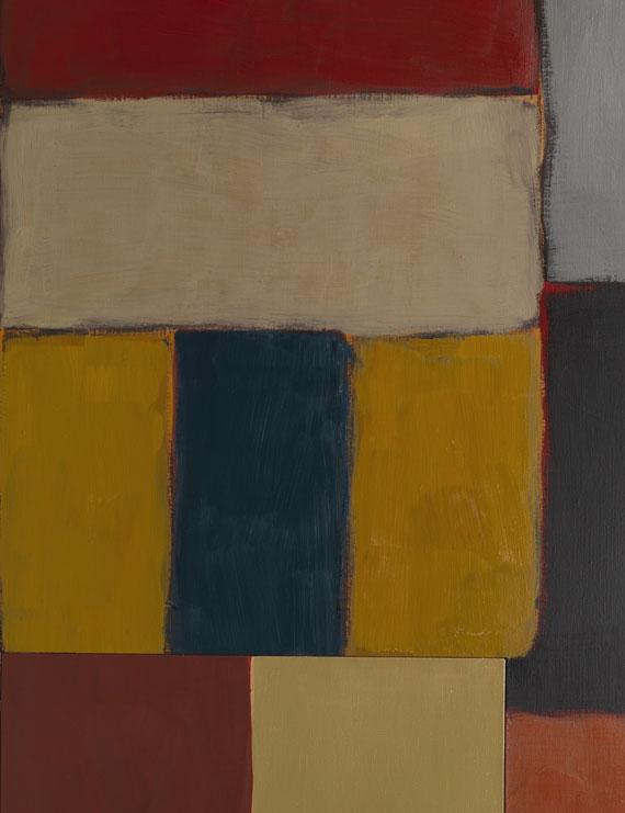 Sean Scully - Blue Yellow Figure