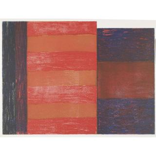 Sean Scully - Burnt Norton 2; And Red Triptych (Tonneau-Ryckelynck 84003; And 85003)