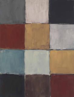 Sean Scully - Checker Blue