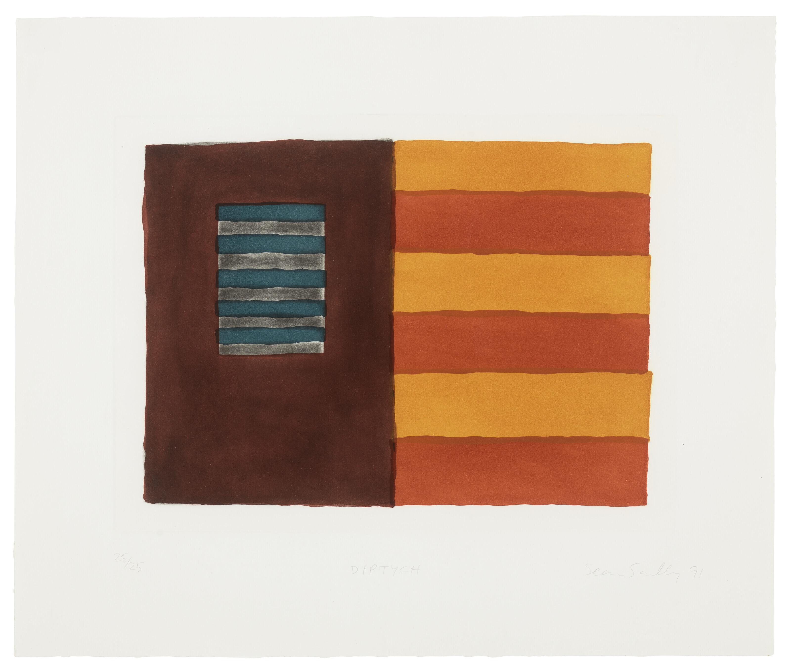 Sean Scully - Diptych