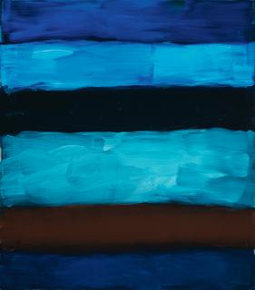 Sean Scully - Landline Brown Blue Bars