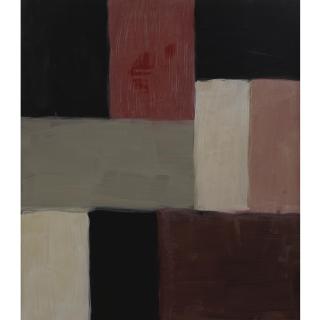 Sean Scully - Maroon Pink White