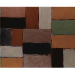 Sean Scully - Wall Of Light Orange Green, 2005