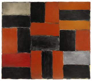 Sean Scully - Wall of Light-Orange Grey