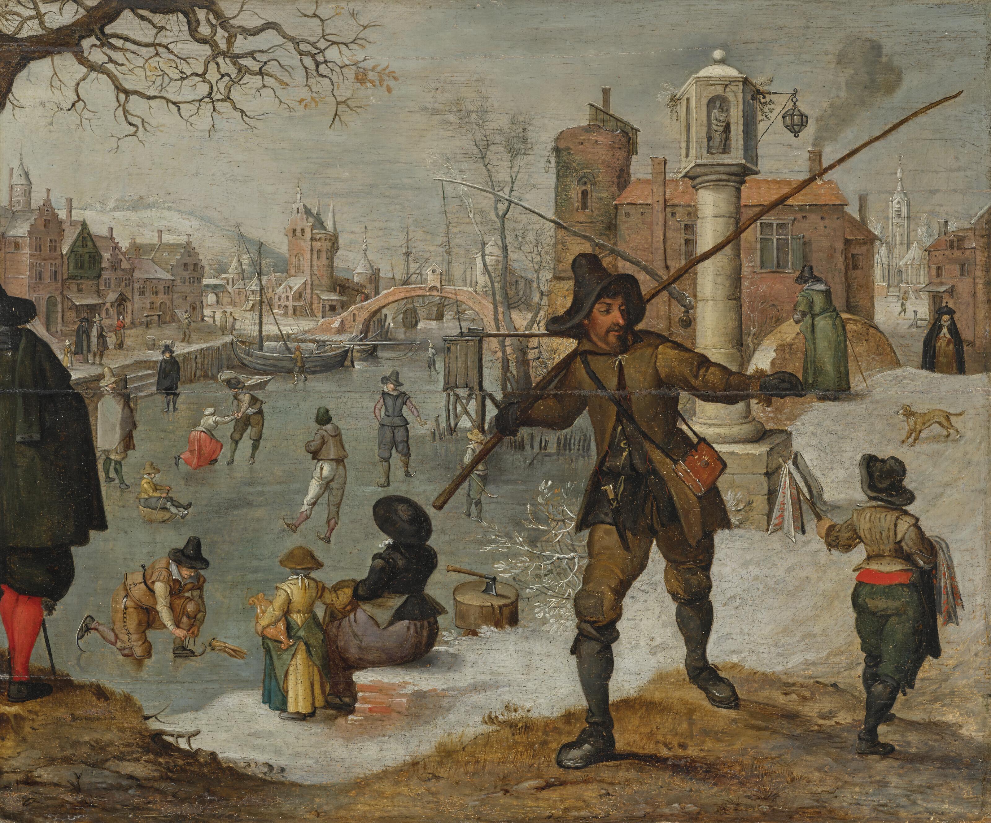 Sebastiaan Vrancx - Allégorie Du Mois De Janvier