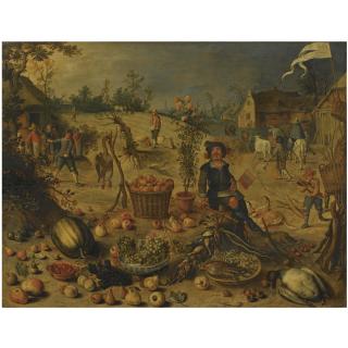 Sebastiaan Vrancx - An Allegory Of Autumn