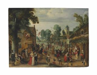 Sebastiaen Vrancx - A Village Kermesse
