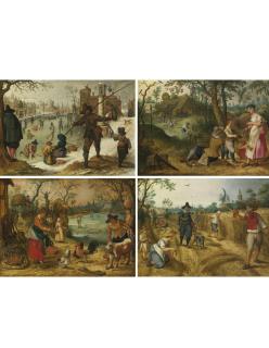 Sebastiaen Vrancx - Allegories Of The Seasons