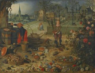 Sebastiaen Vrancx - An Allegory Of Spring