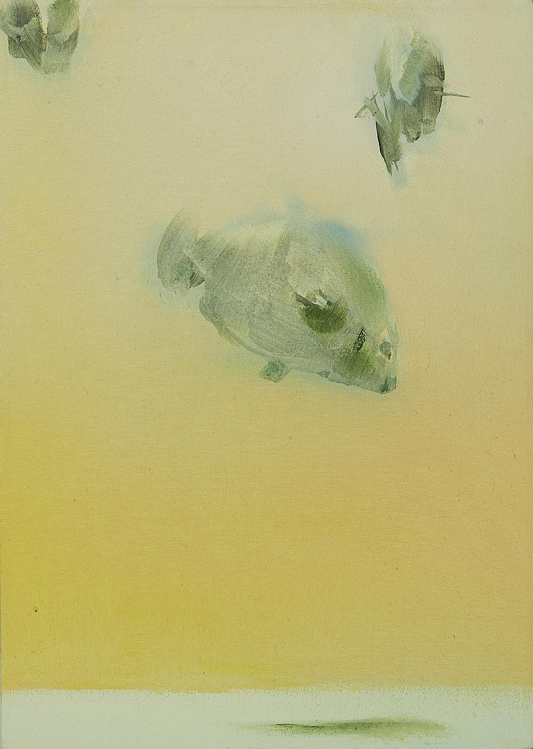 Sebastian Meschenmoser - Gelber Fisch.