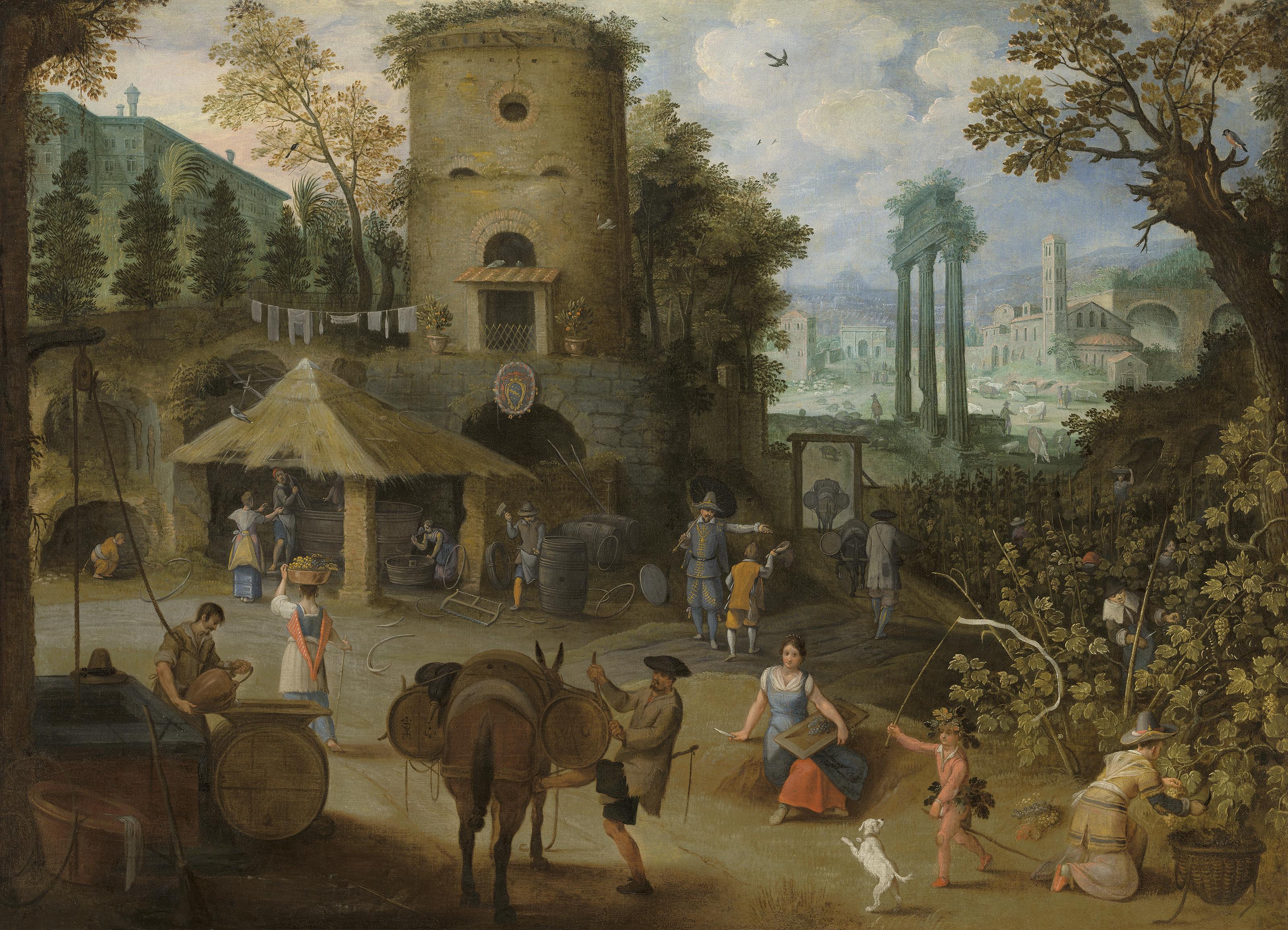 Sebastian Vrancx - Summer; and Autumn