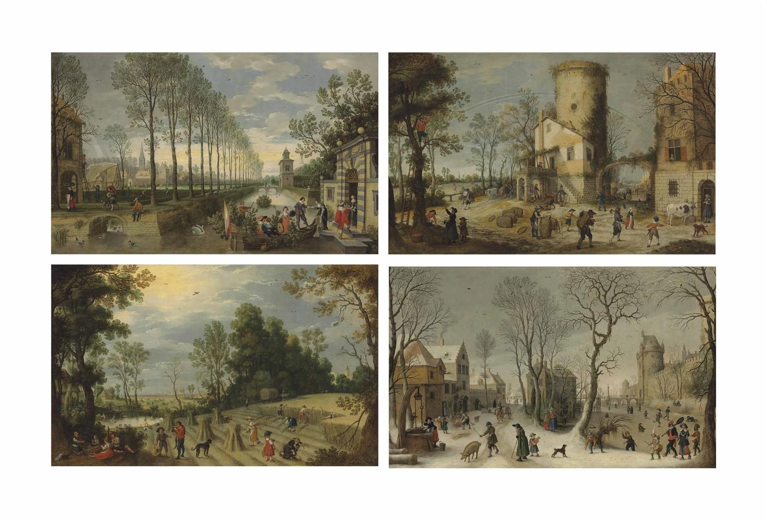 Sebastian Vrancx - The Four Seasons