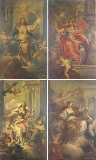 Sebastiano Conca - Allegoria della Giustizia; Allegoria della Prudenza; Allegoria della Temperanza e Allegoria della Fortezza