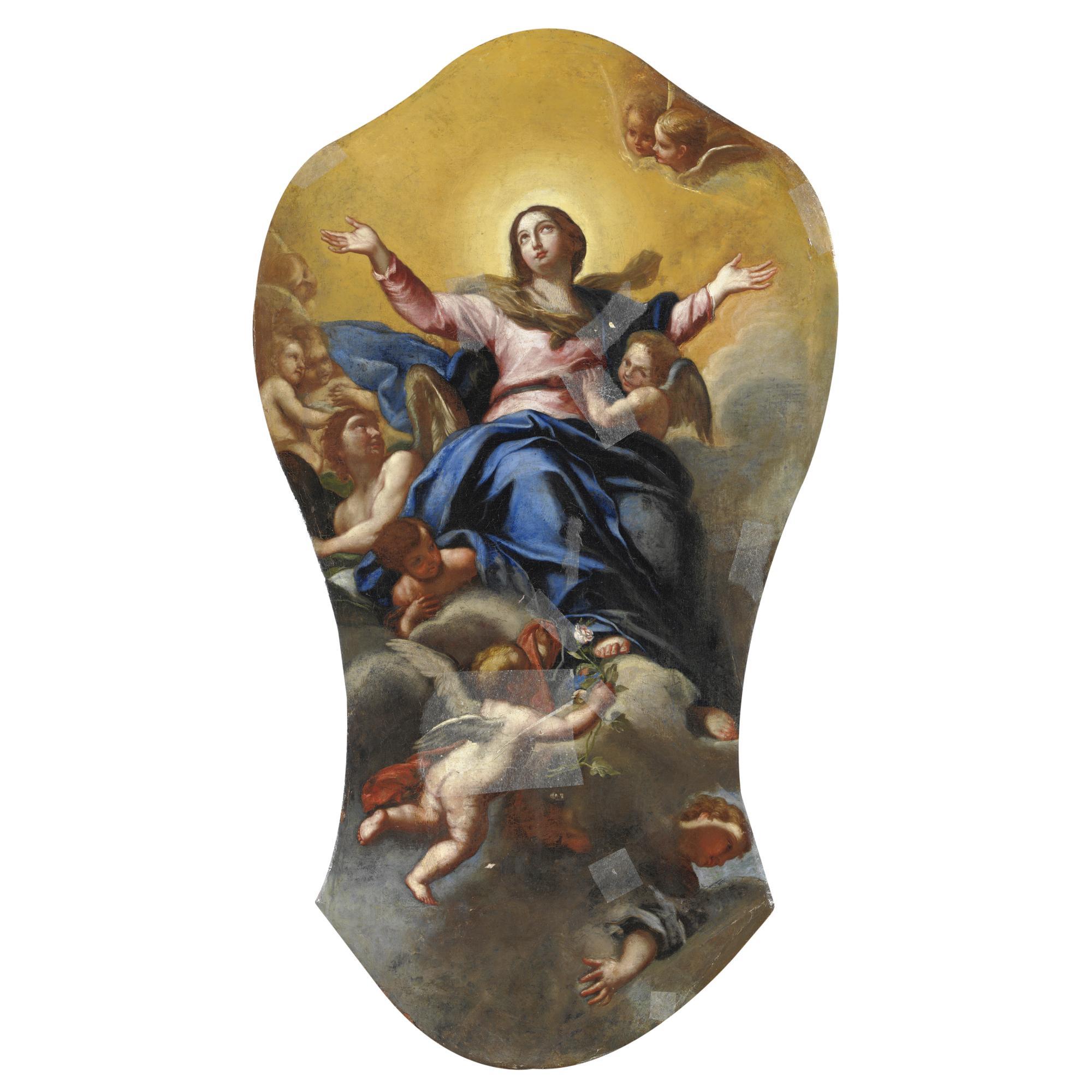 Sebastiano Conca - La Vergine In Gloria Sorretta Dagli Angeli