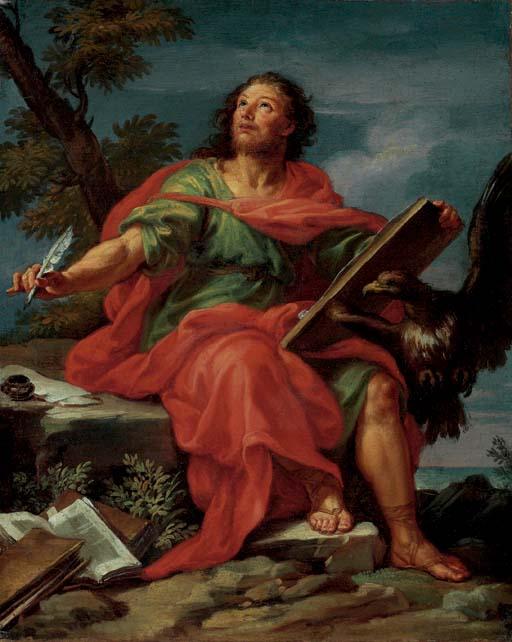 Sebastiano Conca - Saint John the Evangelist on Patmos