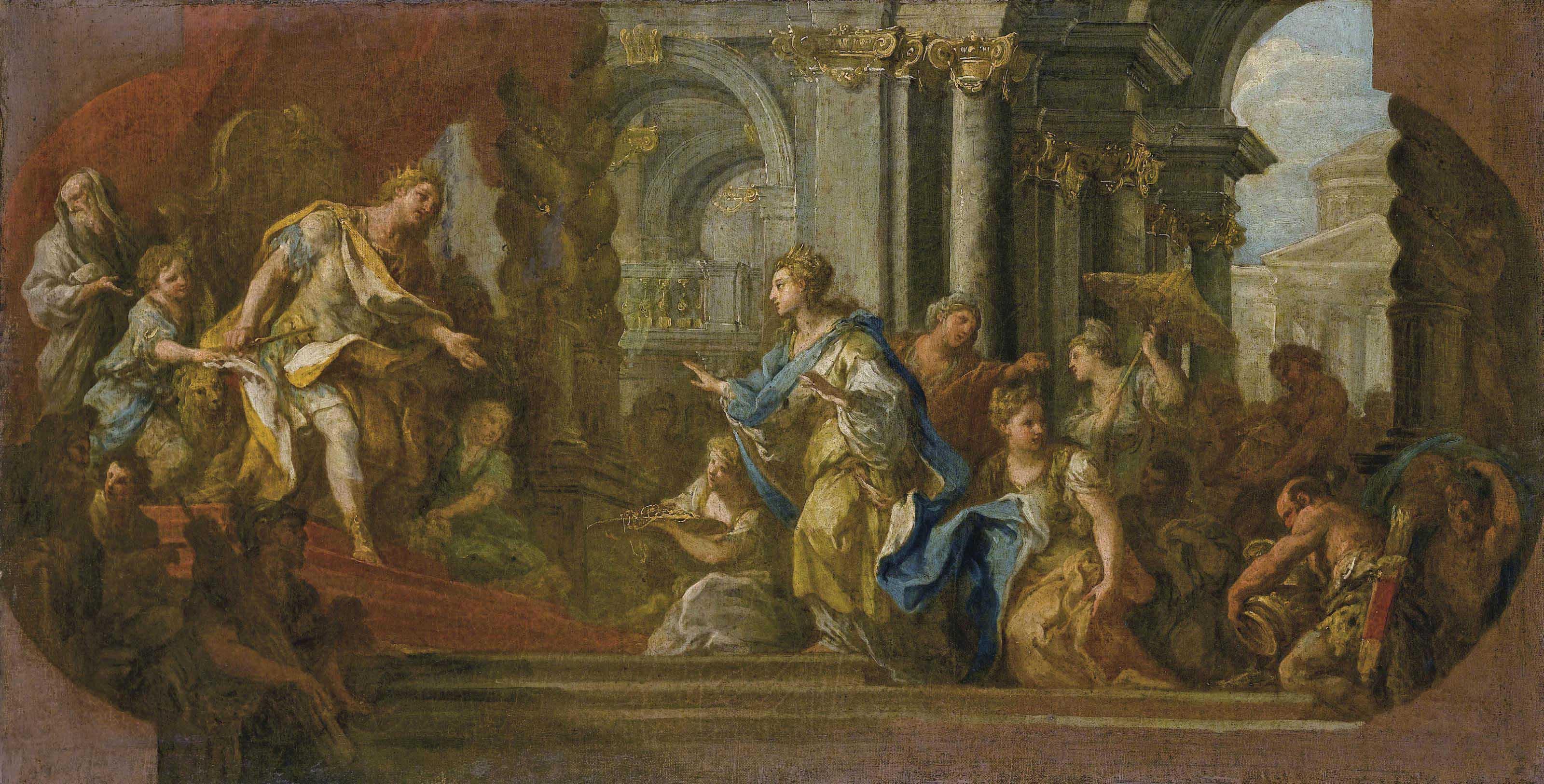 Sebastiano Conca - Salomone e la regina di Saba