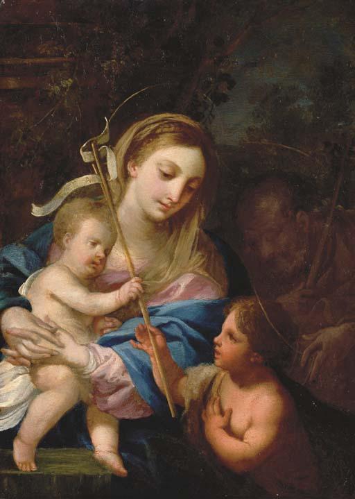 Sebastiano Conca - The Holy Family with Saint John the Baptist