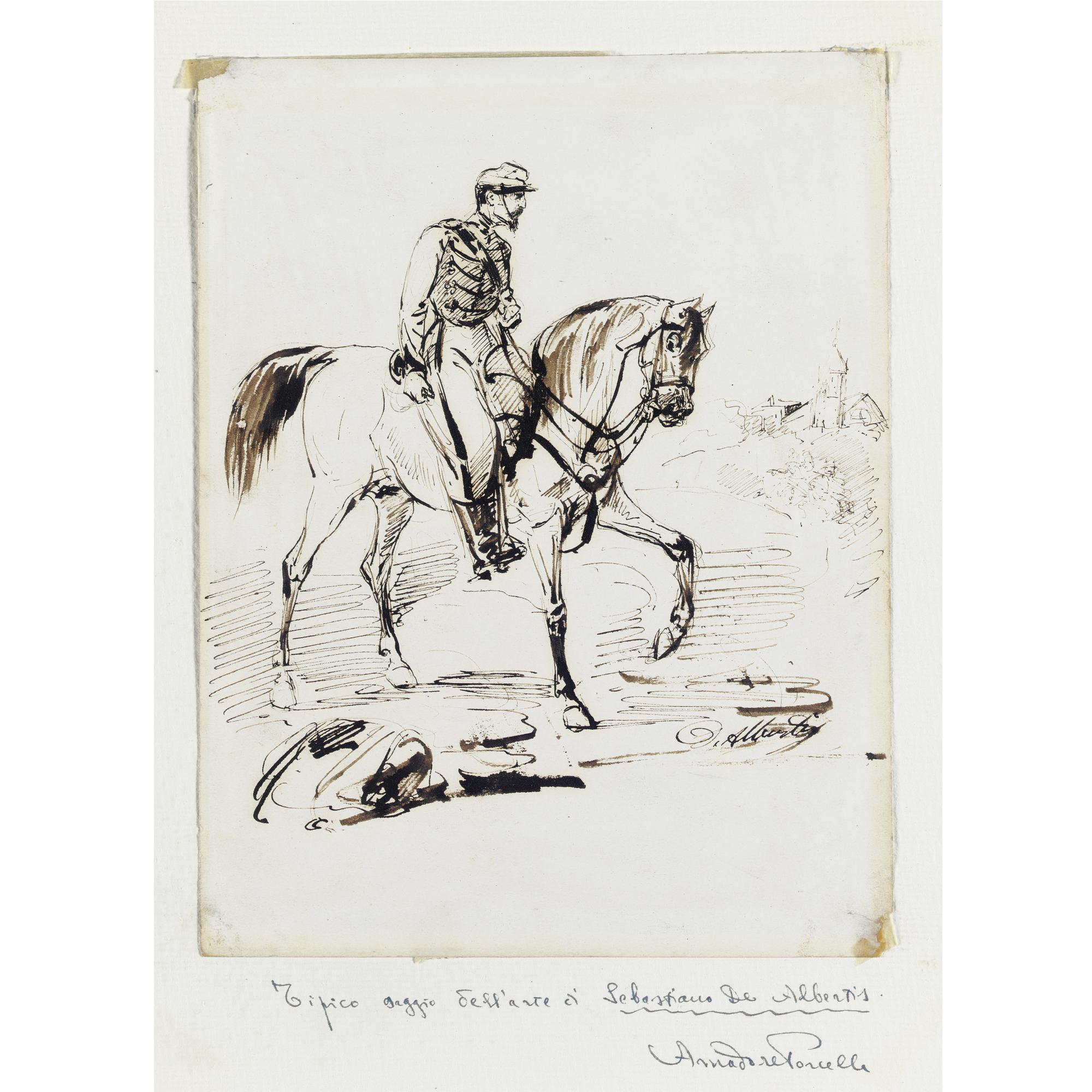 Sebastiano De Albertis - Soldato A Cavallo