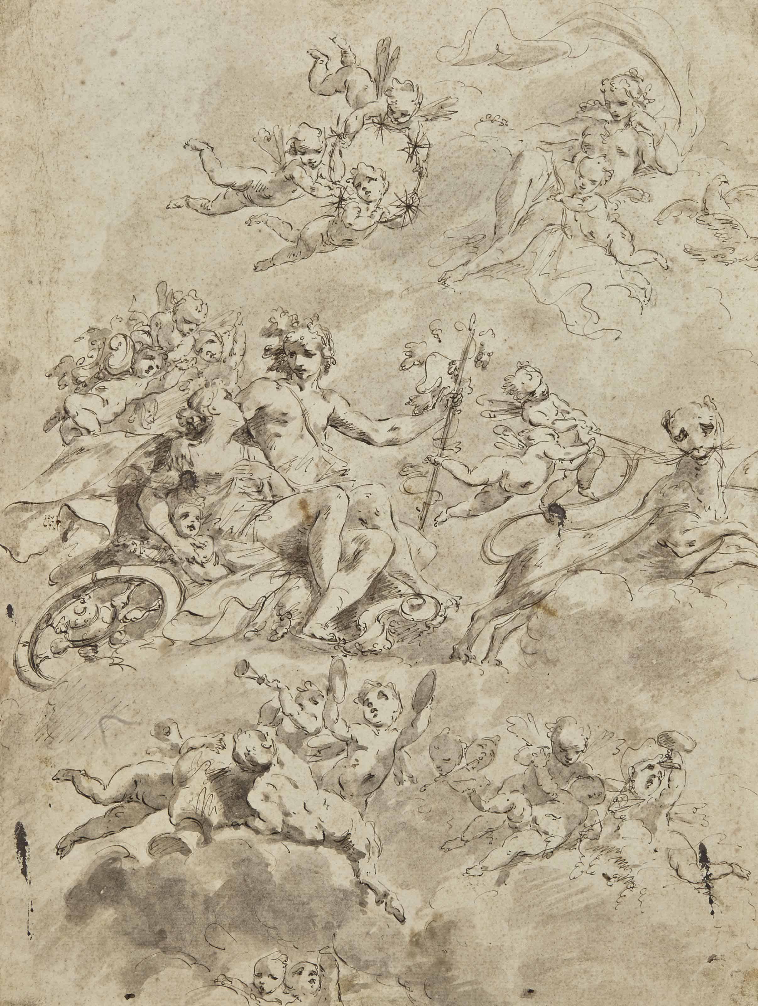 Sebastiano Galeotti - Le Triomphe De Bacchus Et Ariane