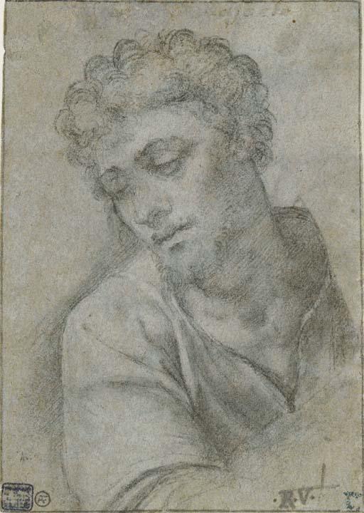 Sebastiano Luciani - Christ carrying the Cross, bust-length