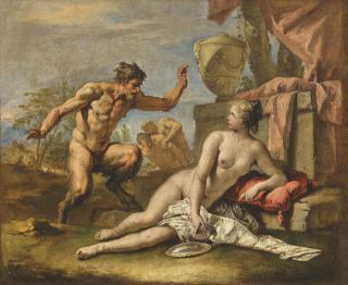 Sebastiano Ricci - A Nymph and a Satyr