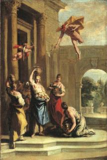 Sebastiano Ricci - Mercury and Herse outside the temple of Minerva