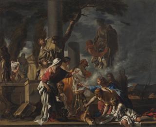 Sébastien Bourdon - King Solomon Sacrificing To The Idols
