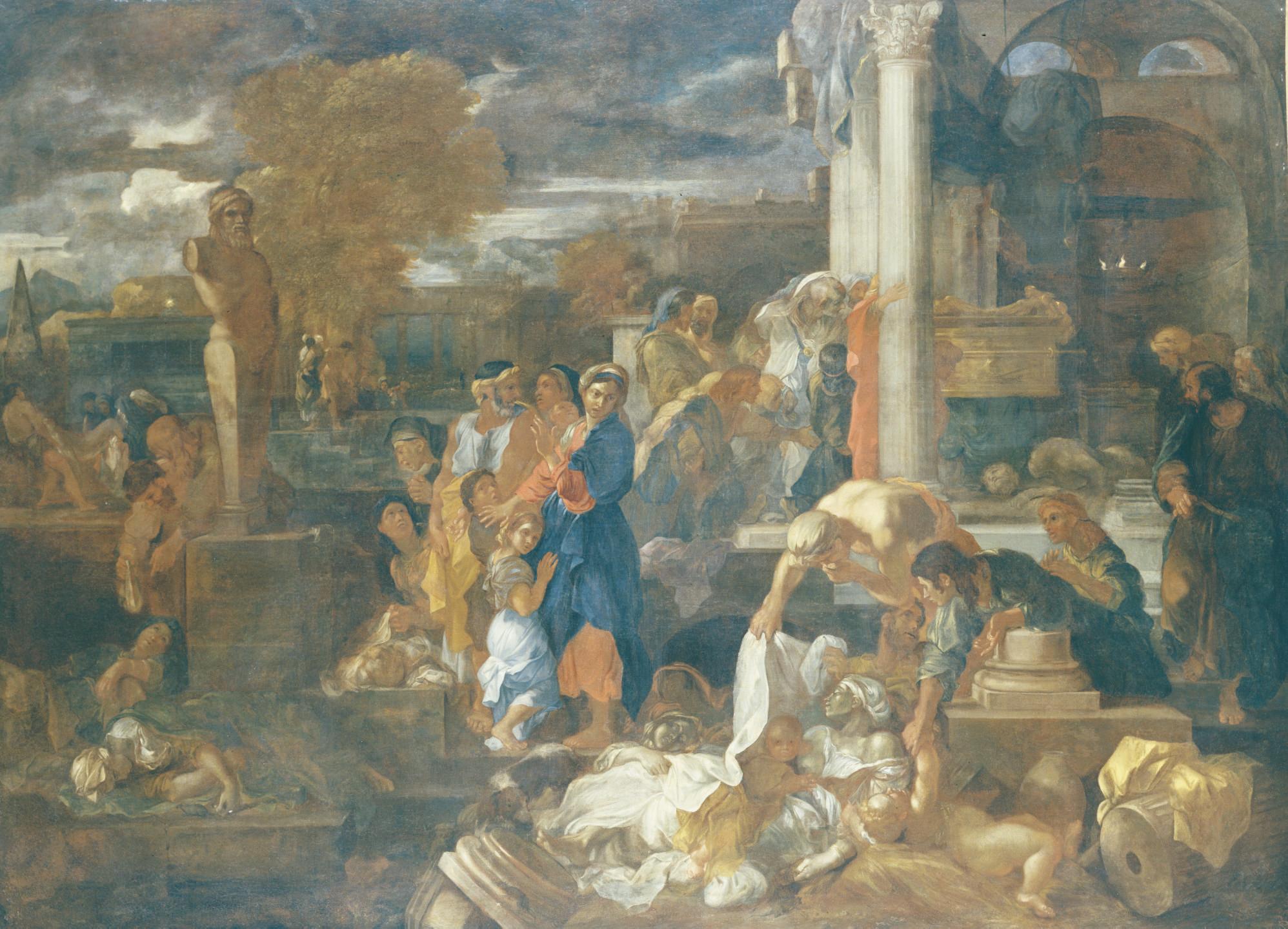 Sébastien Bourdon - The Philistines Stricken after Looking into the Ark of the Covenant