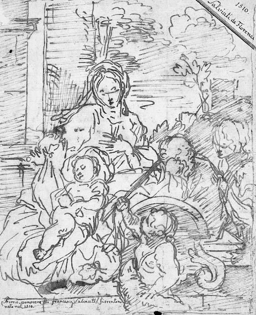 Sébastien Bourdon - The Rest On The Flight Into Egypt With The Infant Baptist And Another Figure