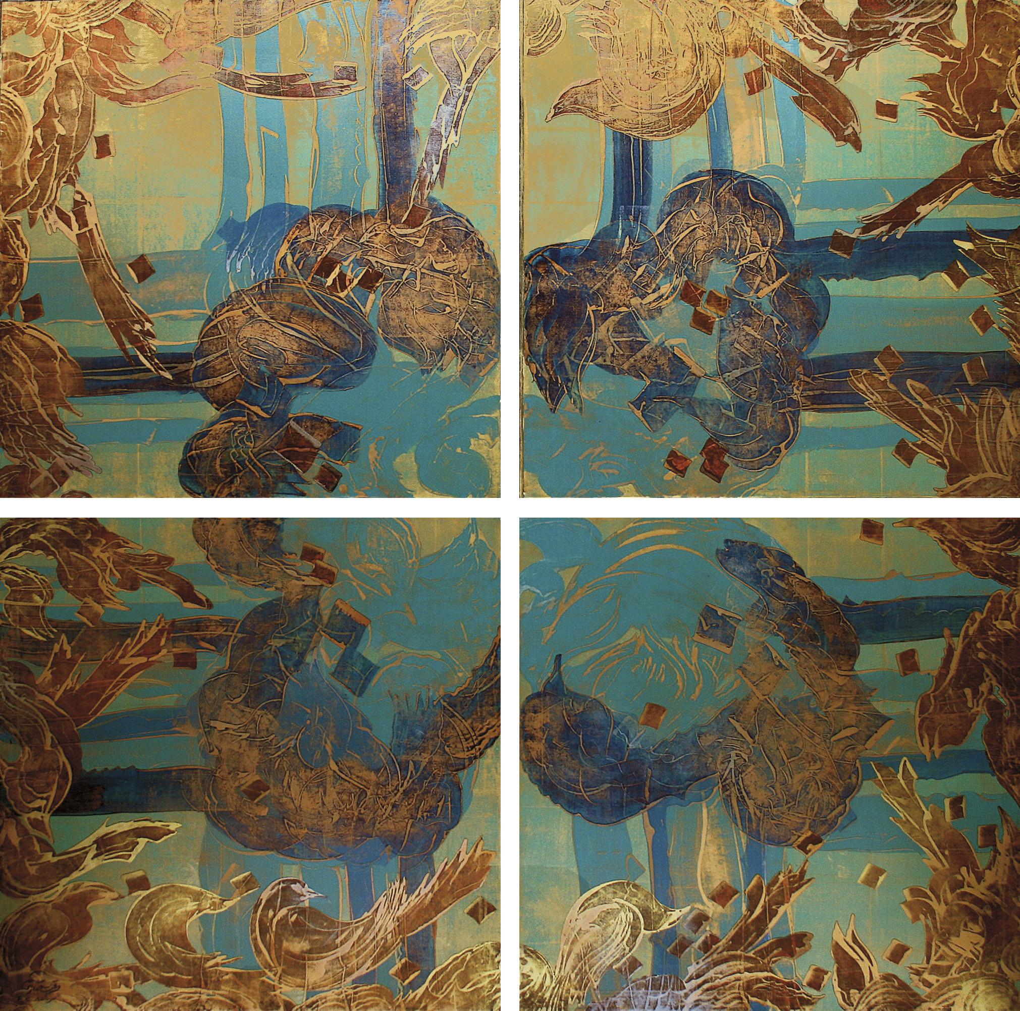 Sedaghat Jabbari - Four Gardens