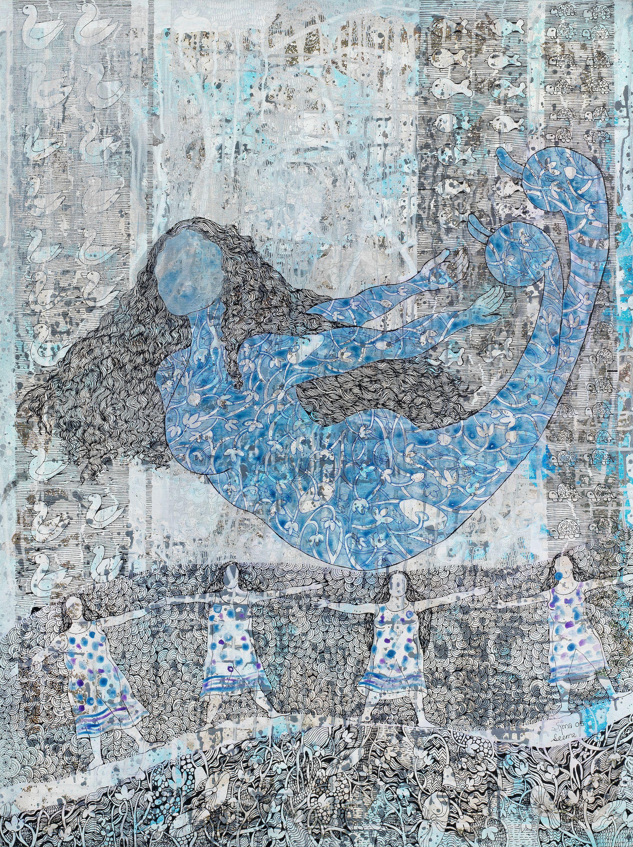 Seema Kohli - Untitled (The Golden Womb - \'Who I am\')