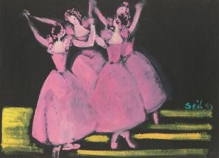 Seif Wanly - Danseuses roses