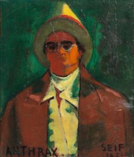 Seif Wanly - Self-Portrait in Anthrax