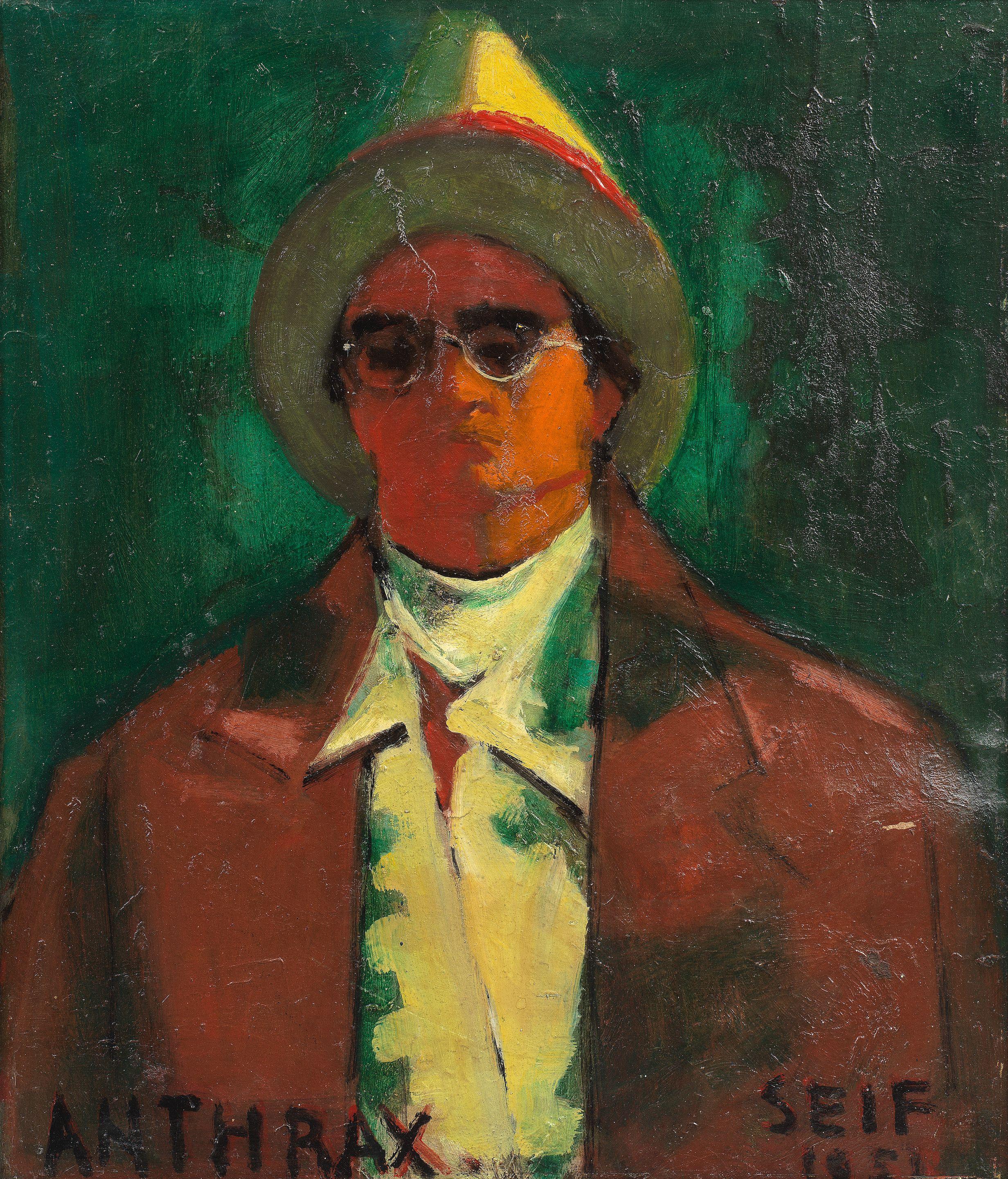 Seif Wanly - Self-Portrait in Anthrax